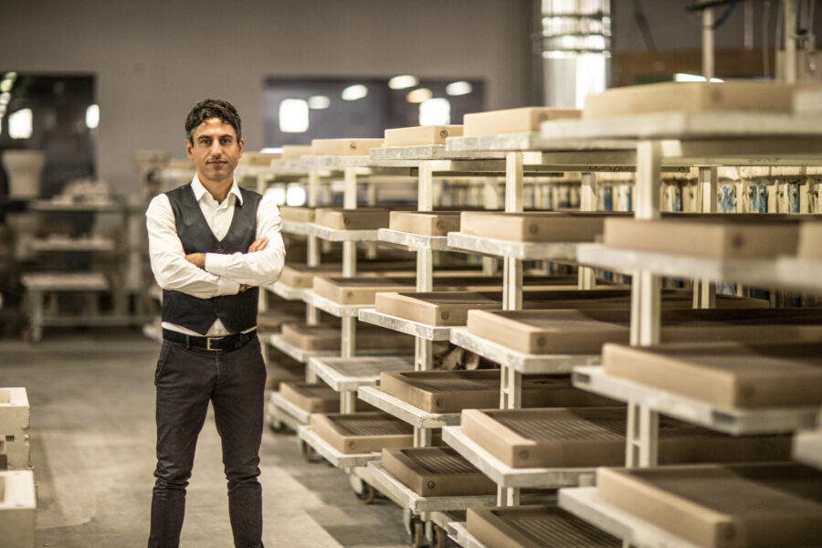 Lorenzo Rossini in produzione da Azzurra Ceramica
